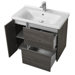 Тумба под раковину Акватон Стоун 80см грецкий орех 1A228201SXC80